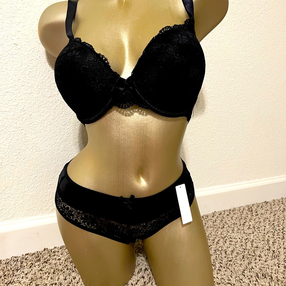 Belle Bra Set (Black)